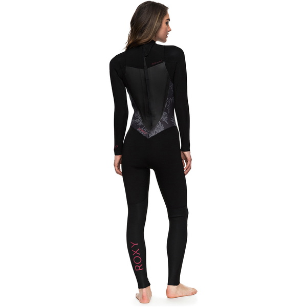 Combinaison néoprène zippée à l'arrière GBS pour femmes Séries Syncro Roxy BLACK ERJW103028